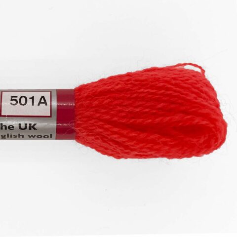 appletons crewel tapestry wool 501a scarlet