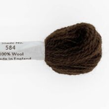 appletons crewel tapestry wool 584 brown groundings