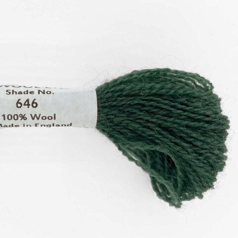 appletons crewel tapestry wool 646 Peacock Blue Medium Dark