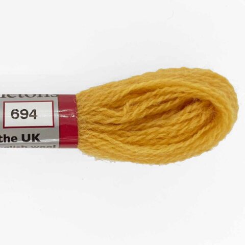 appletons crewel tapestry wool 694 honeysuckle yellow