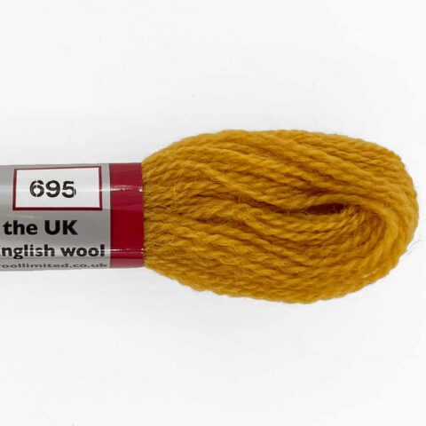 appletons crewel tapestry wool 695 honeysuckle yellow