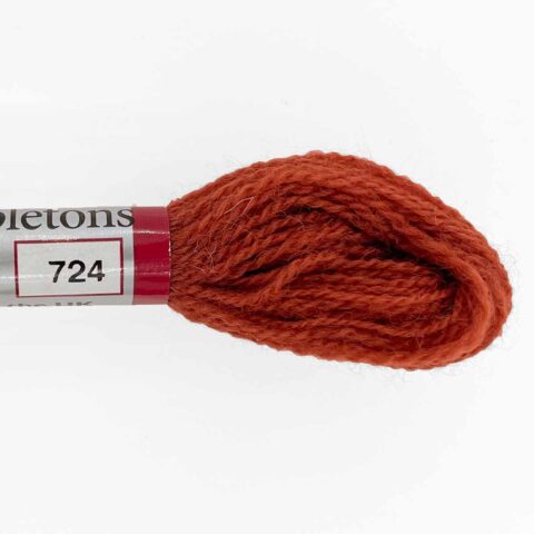 appletons crewel tapestry wool 724 paprika