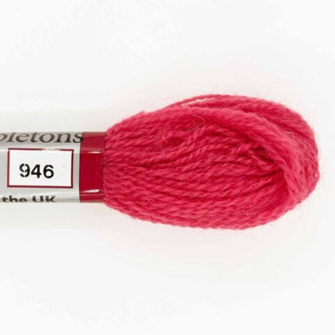 appletons crewel tapestry wool 946 bright rose pink