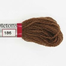 appletons crewel wool 186 chocolate