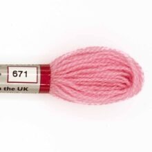 appletons crewel wool 671 bubble gum