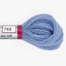 appletons crewel wool 743 bright china blue