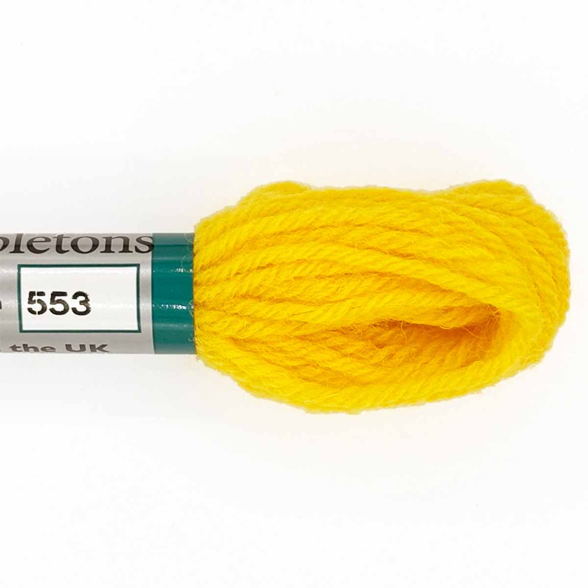 appletons tapestry wool 553 bright yellow