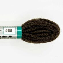 appletons tapestry wool 588 brown groundings