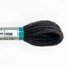 appletons tapestry wool 998 black