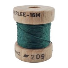 au ver a soie perlee 209 teal blue green twisted silk embroidery thread
