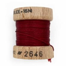au ver a soie perlee 2646 dark red twisted silk pearl embroidery thread