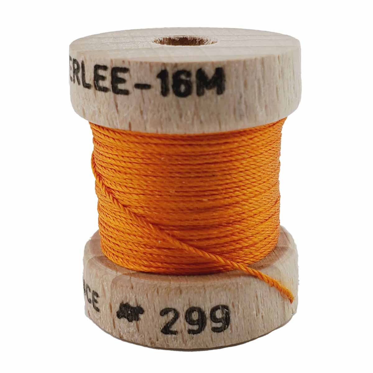 au ver a soie perlee 299 orange twisted silk pearl embroidery thread