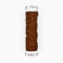 au ver a soie perlee 302 brown twisted silk embroidery thread