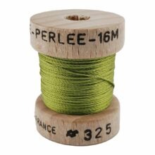 au ver a soie perlee 325 spring green twisted silk pearl embroidery thread