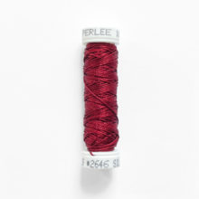 au ver a soie perlee red silk embroidery thread 2646 on spool