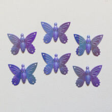butterfly oriental light purple 5025 langlois martin fantasy shape sequins