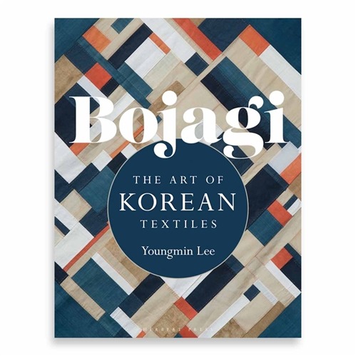 Cover of the book Bojagi, The Art of Korean textiles showing a patchwork of silk rectangles