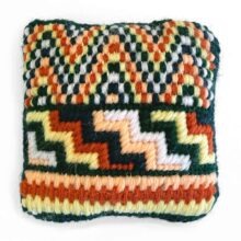 canvas stitches needlepoint pincushion workshop class