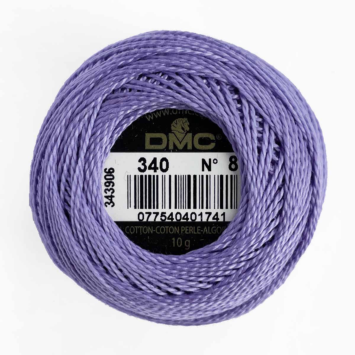 DMC 340: Medium Blue Violet (size 8 perle cotton)
