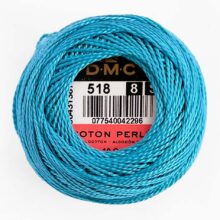 dmc perle pearl cotton ball size 8 518 light wedgewood blue