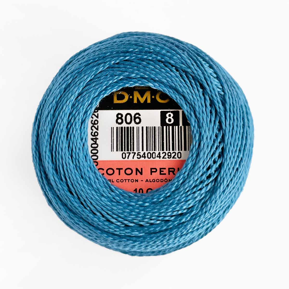 DMC Pearl Cotton Ball Size 8 87yd Medium Navy Blue