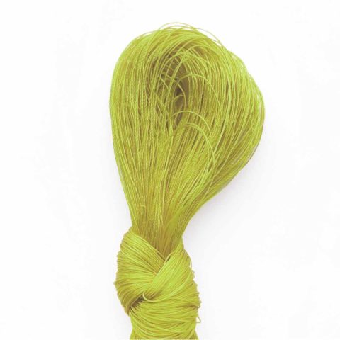 flat silk japanese thread yellow green