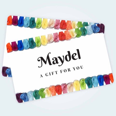 gift cards floss rainbow mockup