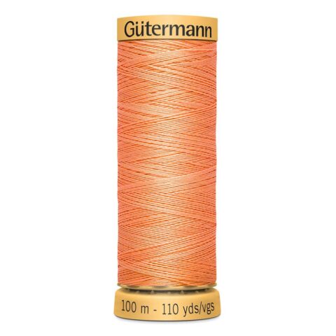 gutermann natural cotton thread 1720 apricot 100m 110yd
