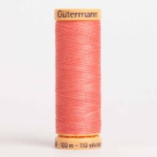 gutermann natural cotton thread 4950 salmon 100m 110yd