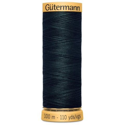 gutermann natural cotton thread navy