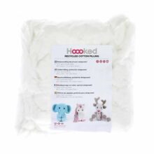 hoooked recycled cotton pearl ivory white color fill toy doll amigurumi stuffing 250g