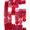 irise transparent iridescent red 3011 cellulose french couture sequins cups langlois martin