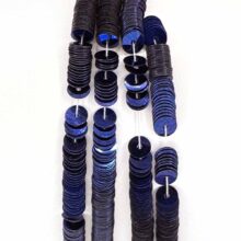 langlois martin etincelle tinsel metallic sequins cups flag blue 2505