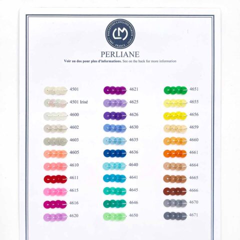 langlois martin french cellulose sequins perliane color card full 4600s