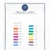 langlois martin french cellulose sequins porcelaine lustree color card 11000s
