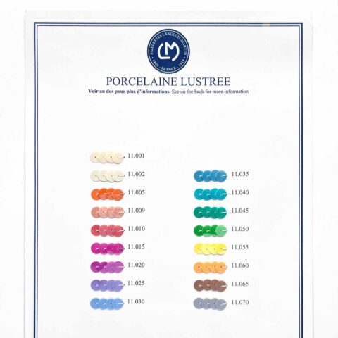 langlois martin french cellulose sequins porcelaine lustree color card 11000s