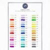 langlois martin porcelaine pailettes cuvettes sequin color card