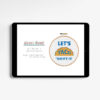 lets taco bout it cross stitch pattern short and loud tablet