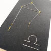 libra astrology zodiac constellation and symbol embroidered notebook