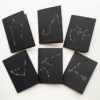 libra scorpio sagittarius aquarius pisces capricorn astrology zodiac constellation and symbol embroidered notecards
