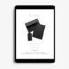 Libra zodiac paper embroidery pattern by mayuka fiber art show on tablet screen