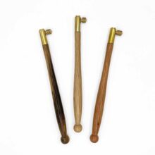 maydel plus bob haven polished white oak deep drilled tambour handles