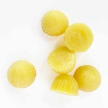 natural beeswax shaped like bonbons