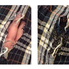 mended hole mending workshop lucy leith