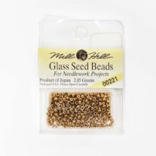 mill hill 11 0 glass seed beads for cross stitch needlework 00221 bronze