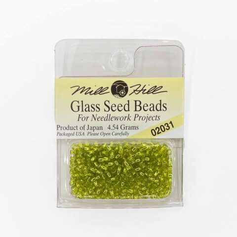 mill hill 11 0 glass seed beads for cross stitch needlework 02031 citron