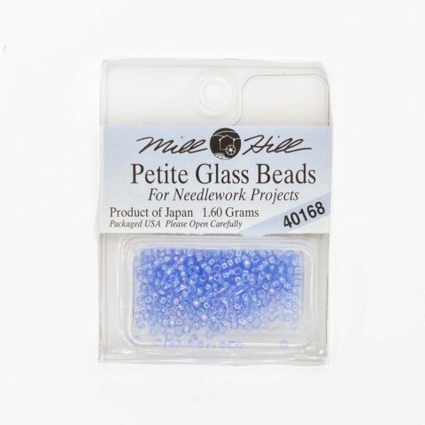 mill hill 15 0 petite glass seed beads for cross stitch needlework 40168 sapphire