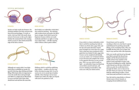 modern mending book minimize waste maximize style erin lewis fitzgerald stitch methods