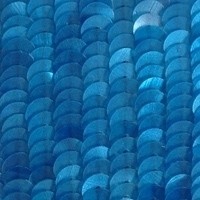 Rows of blue sequins overlapping like fish scales