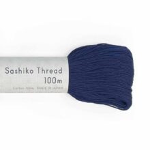 olympus cotton sashiko thread 100m navy 103